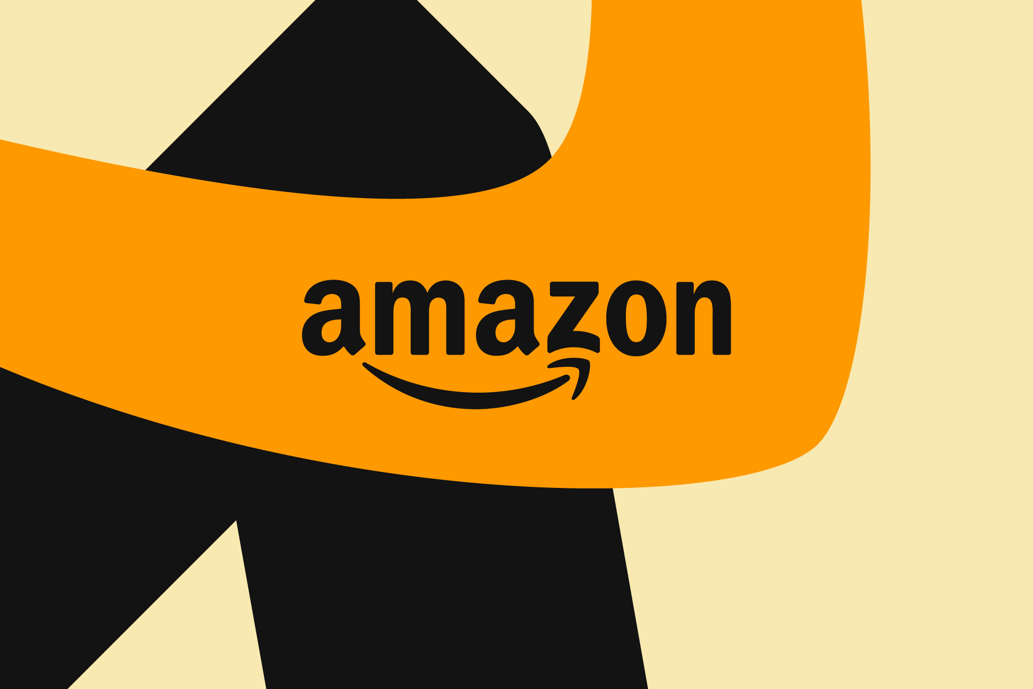 An illustration of the Amazon logo.