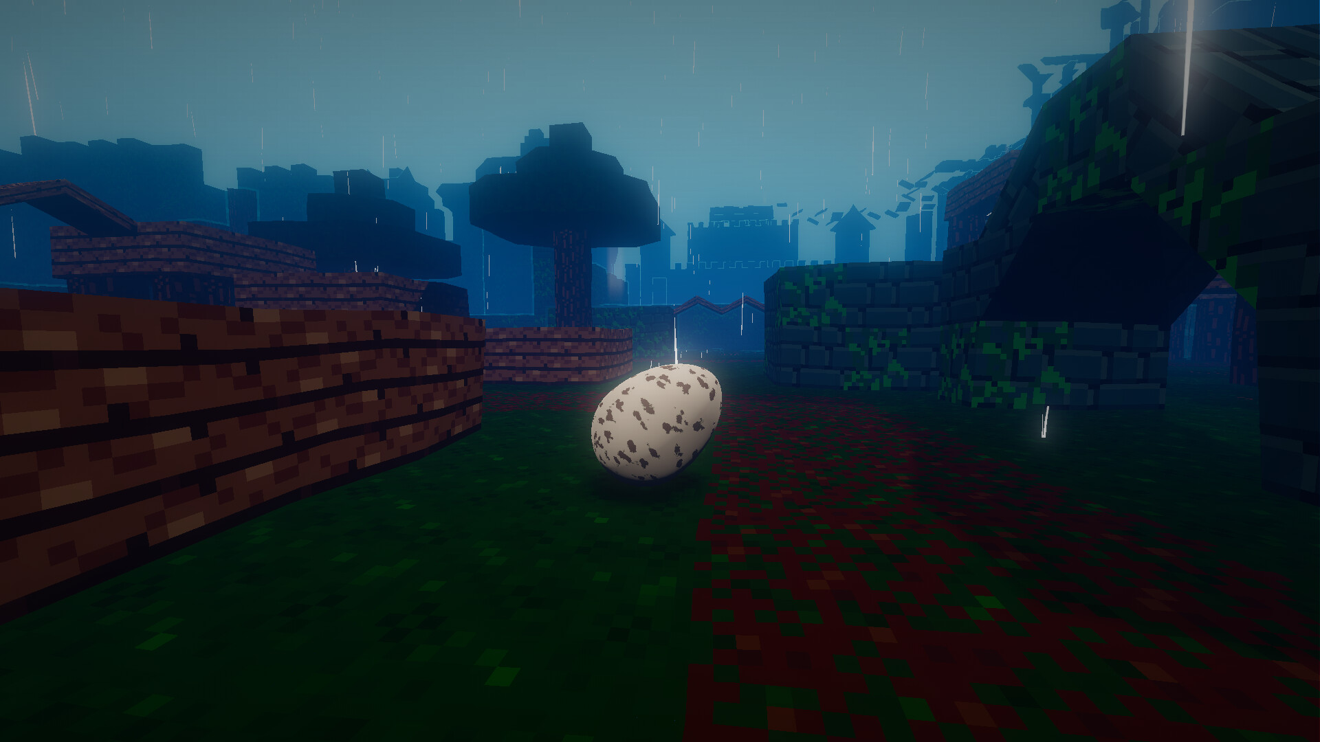 A screenshot from the video game Oeuf.