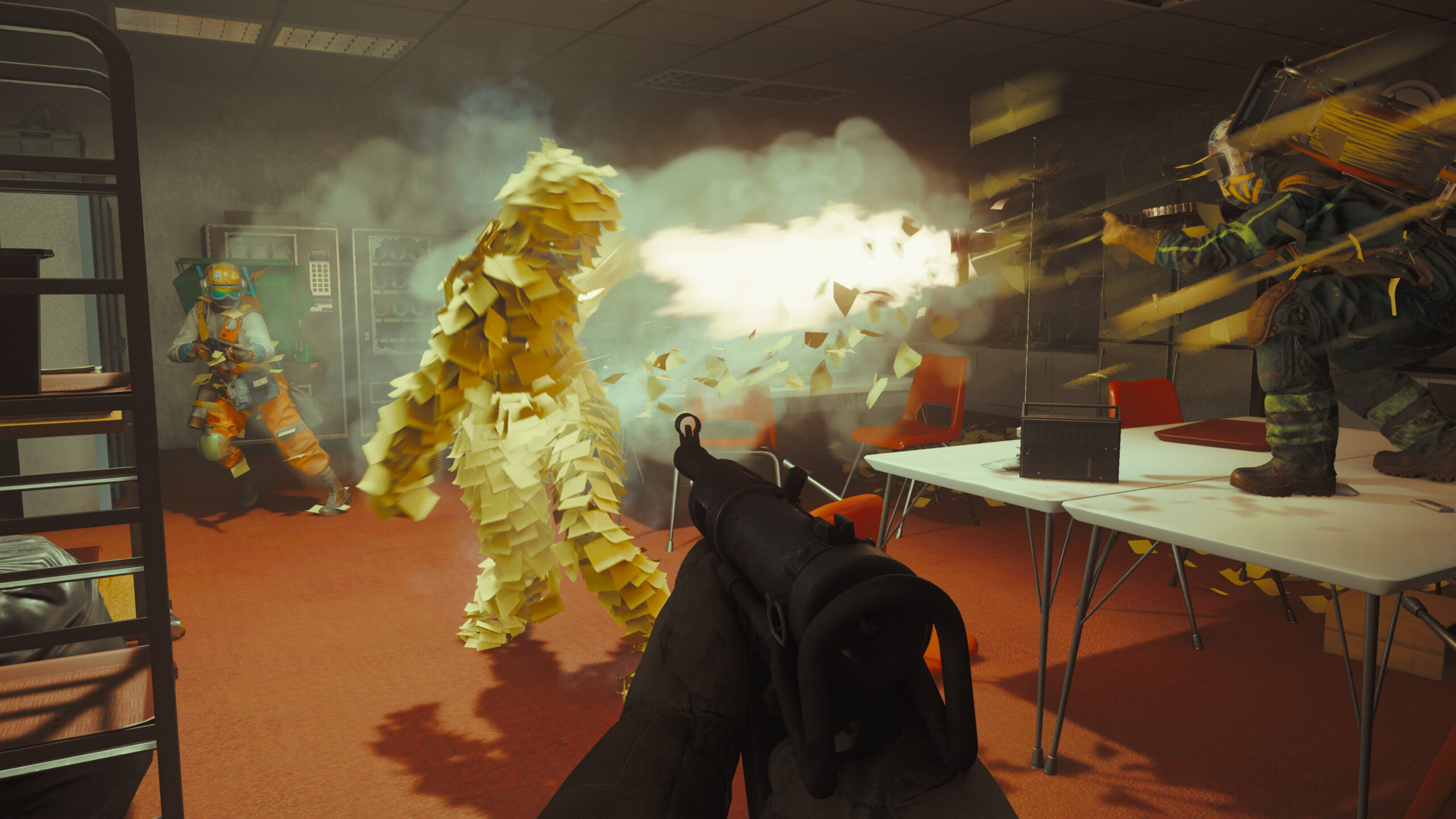 A screenshot from the video game FBC: Firebreak.