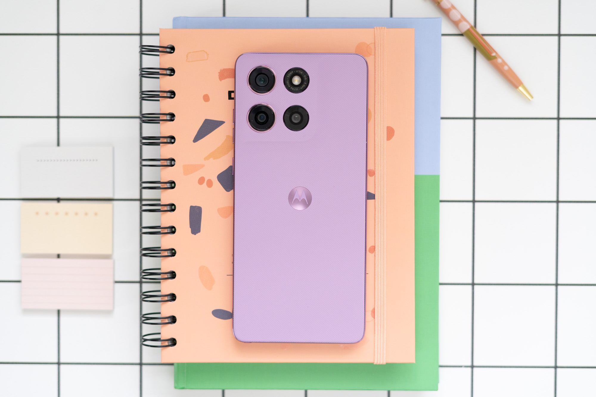 Motorola Moto G Stylus 2026 on a desk