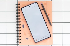 Motorola Moto G Stylus 2026 on a desk