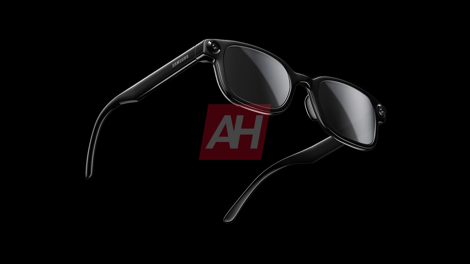 A leaked image of the upcoming Samsung Galaxy Glasses