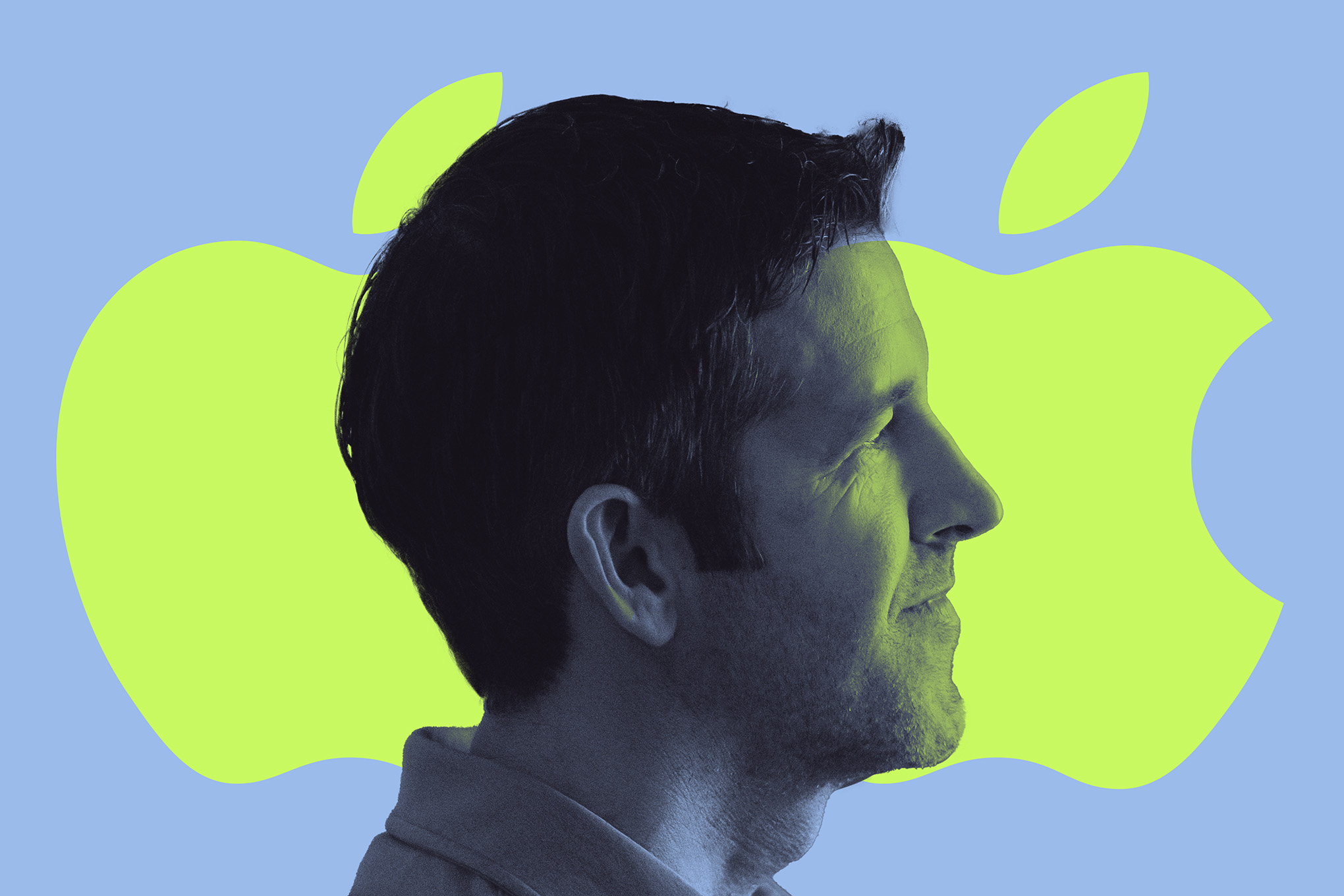 Photo collage of John