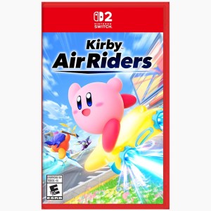 Kirby Air Riders box art on a plain white background.