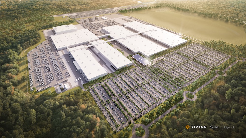 Rivian factory in Georgia
