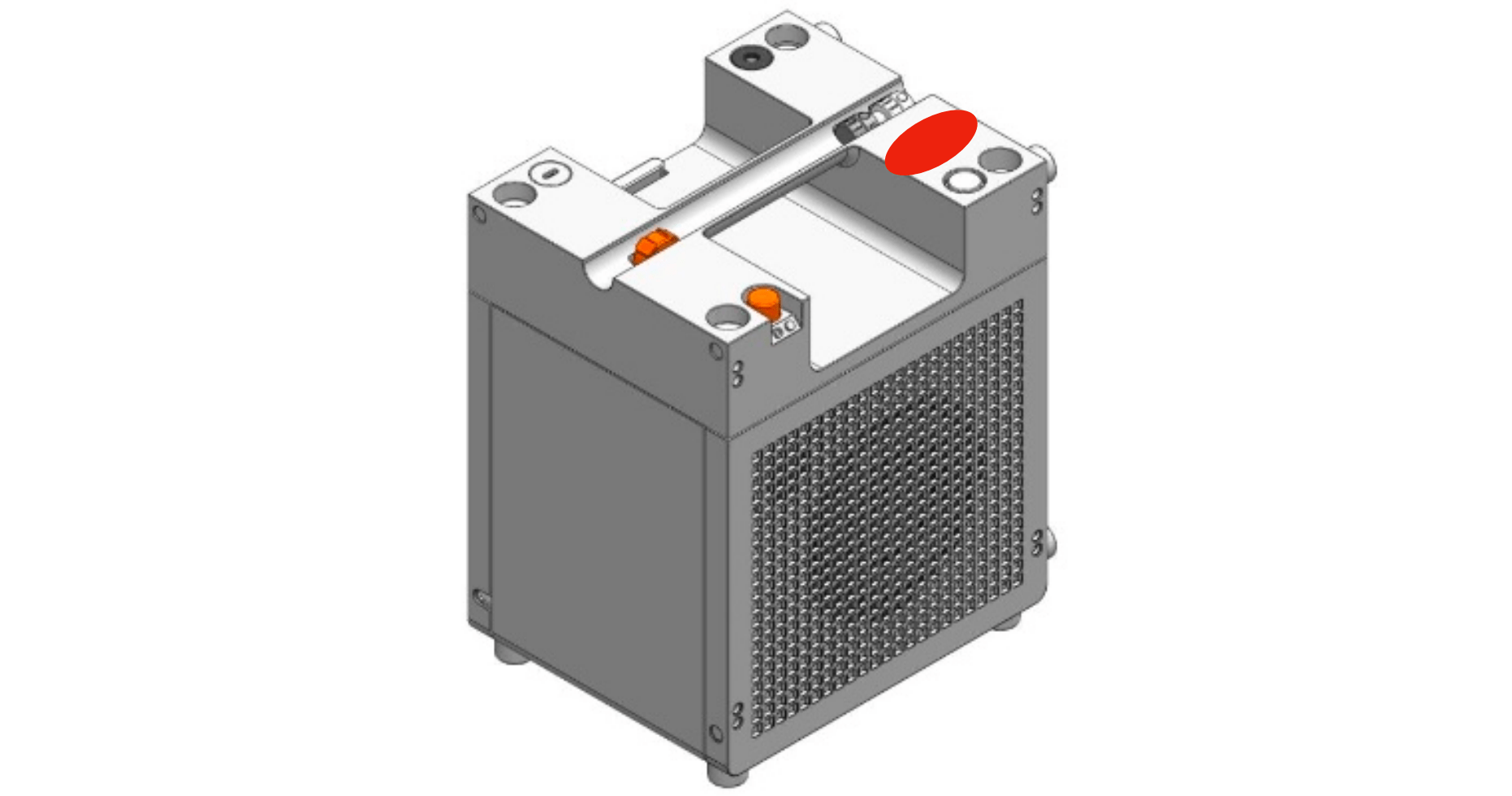 Rendering of the Teenage Engineering KO-Amp 35.