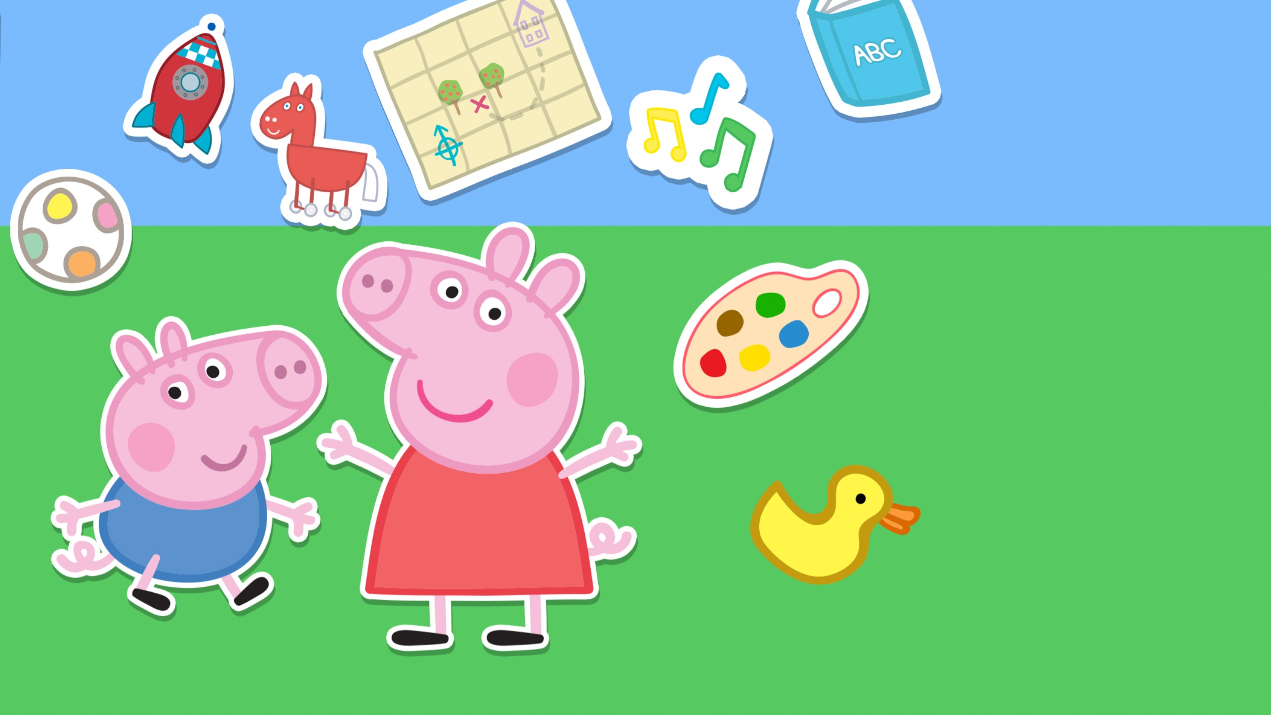 A screenshot from the video game World of Peppa Pig.