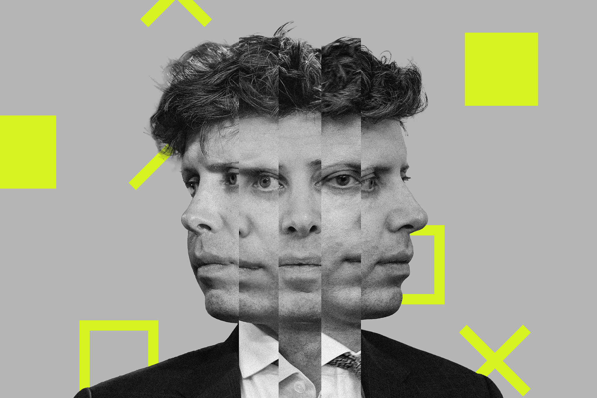 A photo illustration of OpenAI CEO Sam Altman.