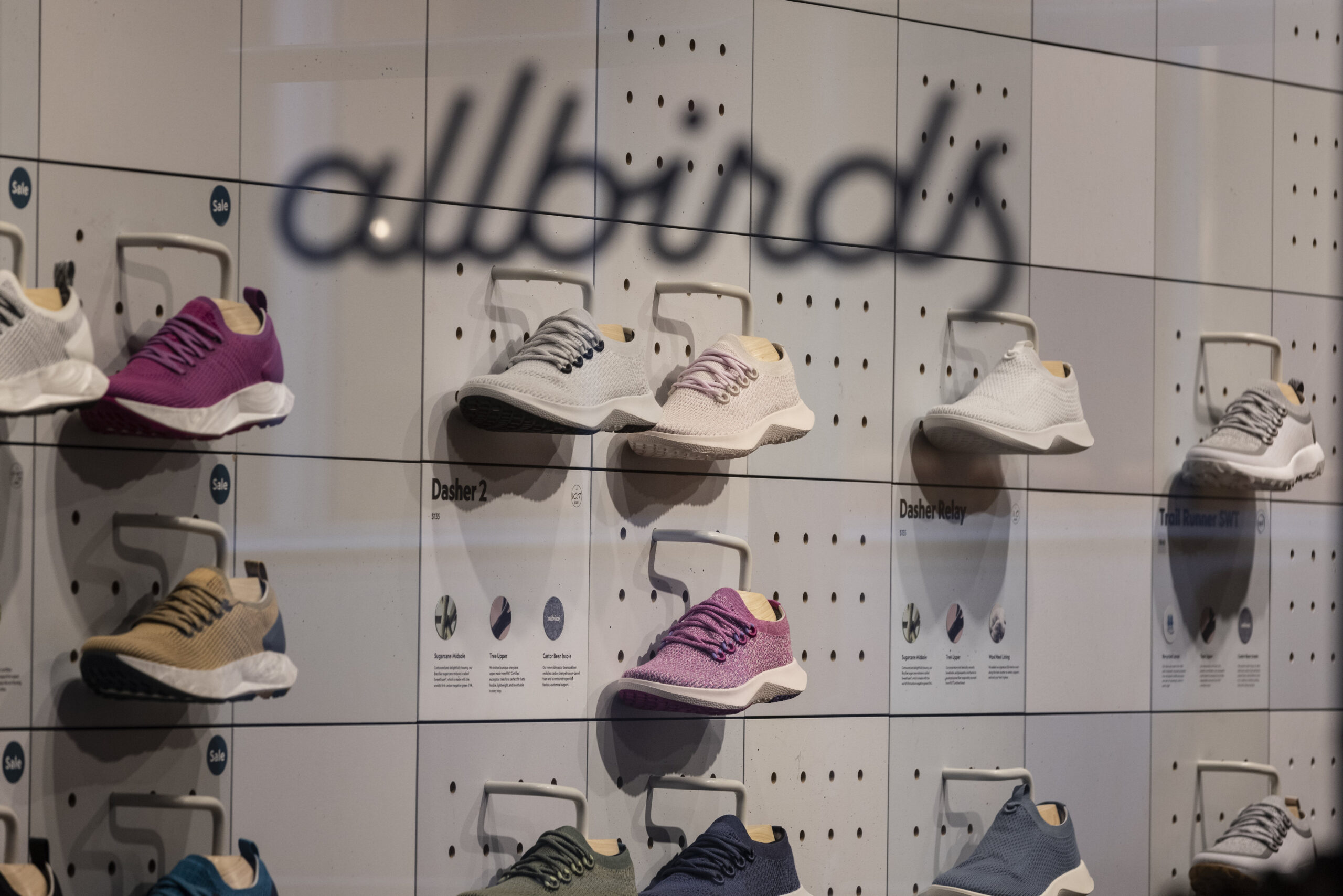 Picture of an Allbirds store in the SoHo neighborhood of New York