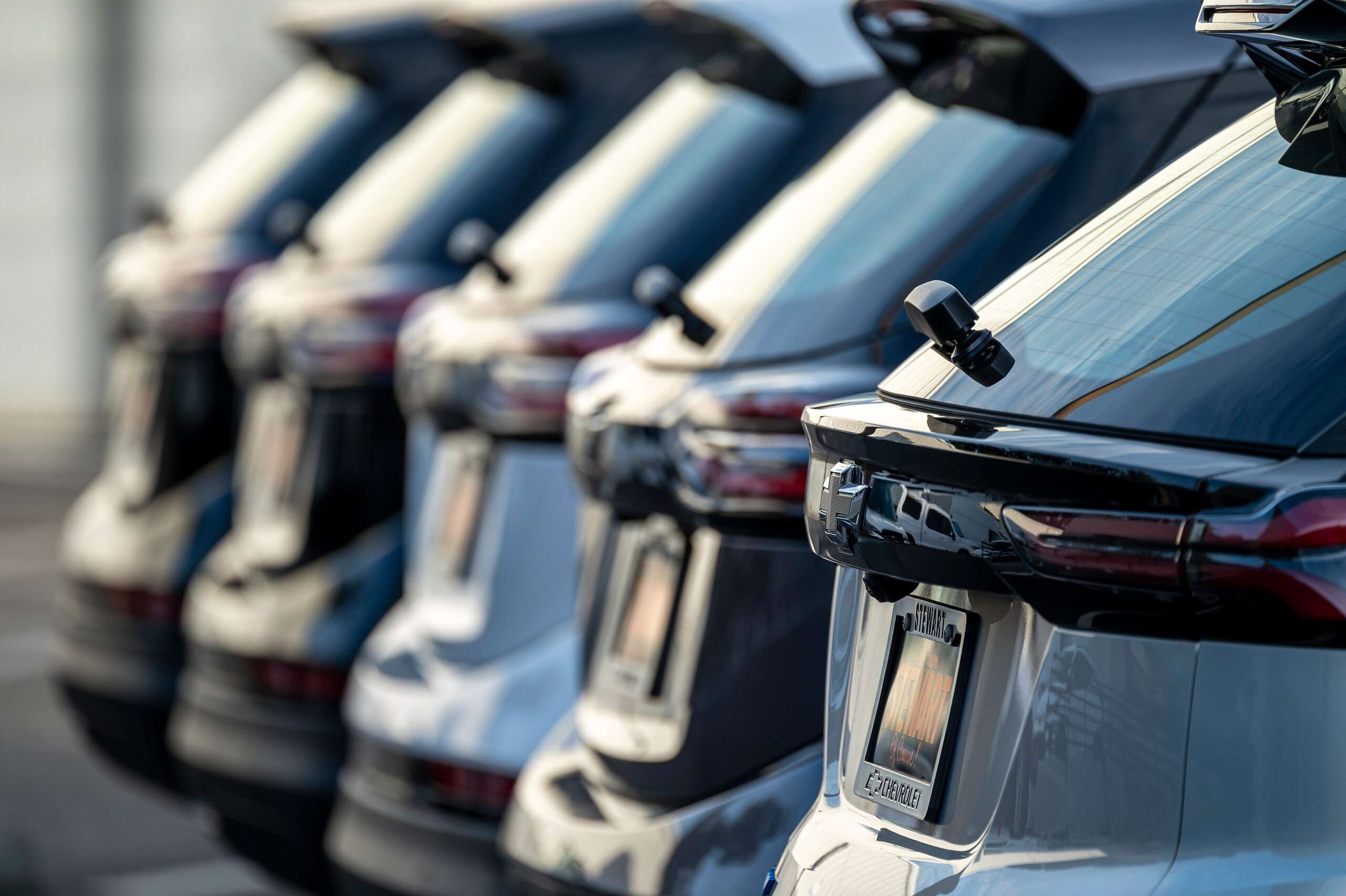 Chevrolet Bolt electric vehicles (EV) at a dealership in Colma, California, US, on Friday, Jan. 26, 2024. General Motors Co. is expected to release earnings figures on January 30. Photographer: David Paul Morris/Bloomberg via Getty Images