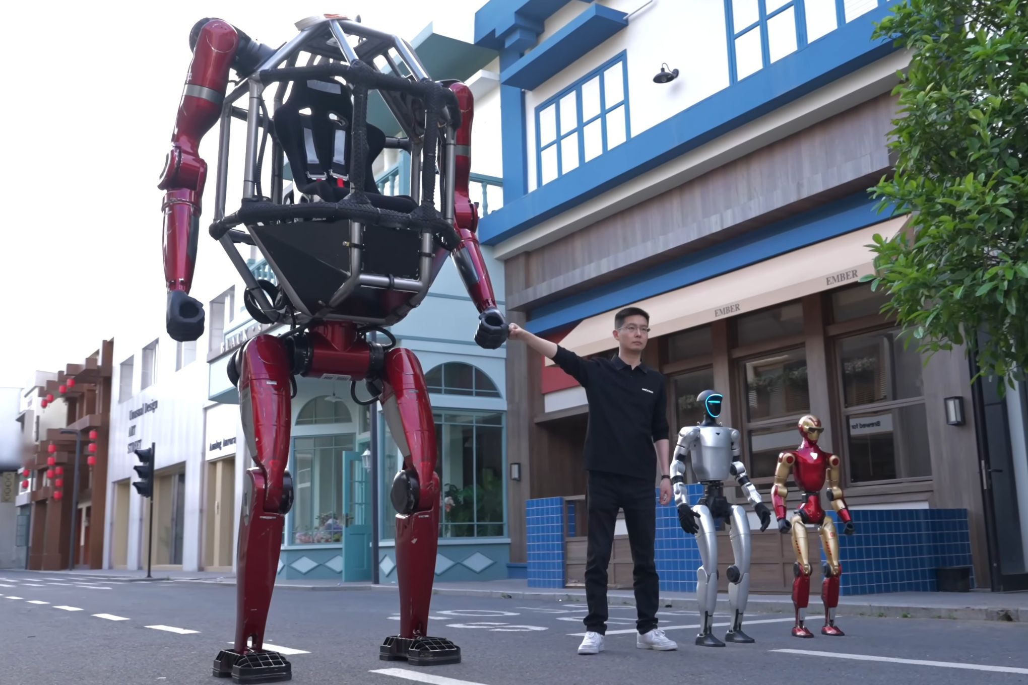 A screenshot taken from Unitree’s GD01 launch video.