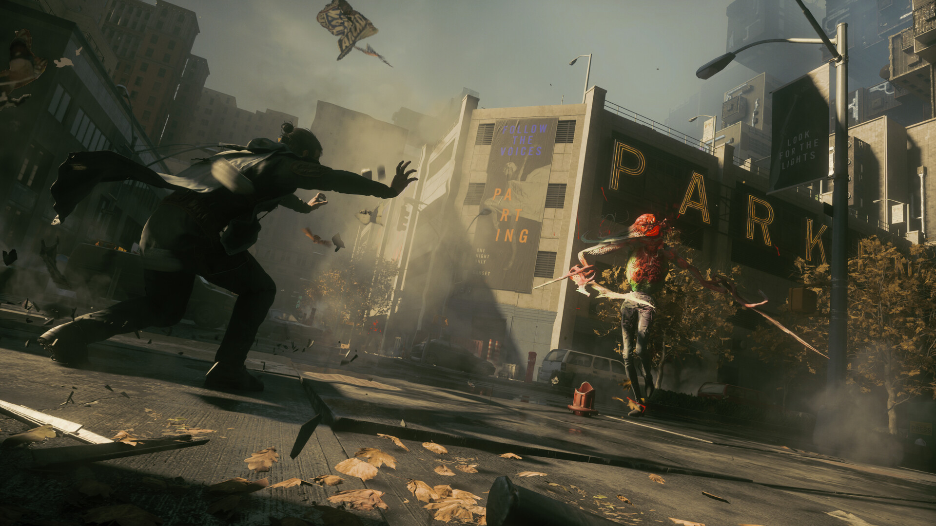 A screenshot from the video game Control Resonant.