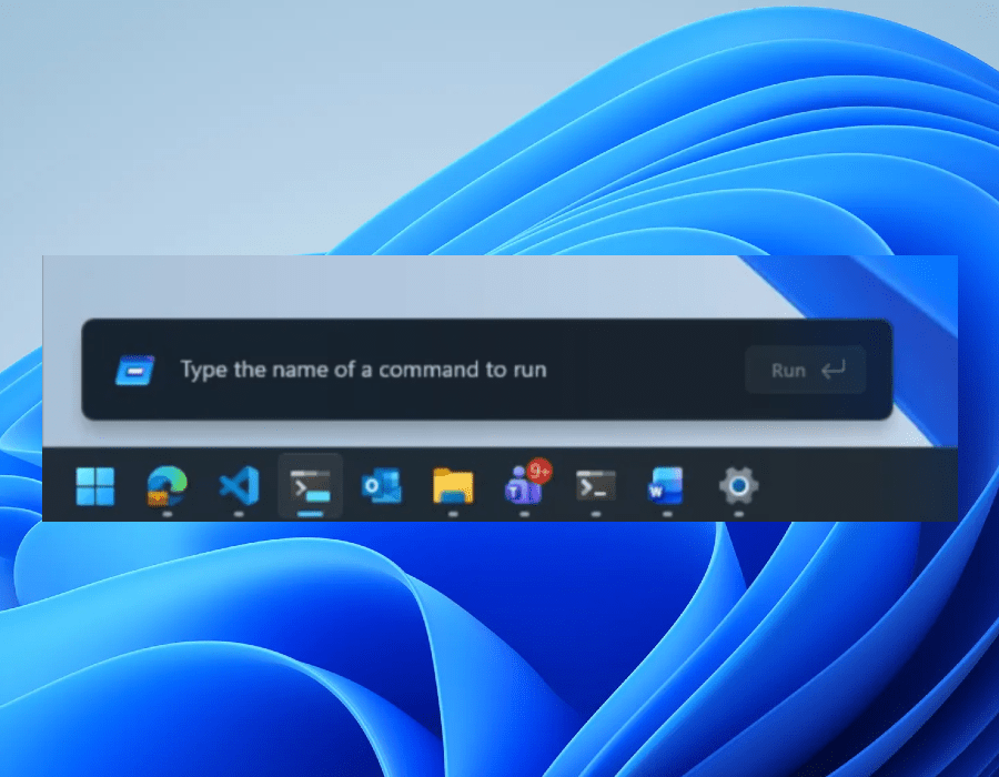 Microsoft’s new Run menu