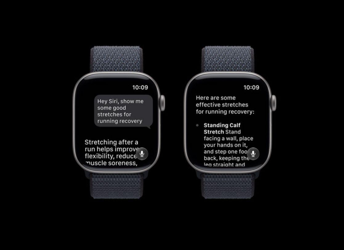 Siri AI on the new watchOS 27 update
