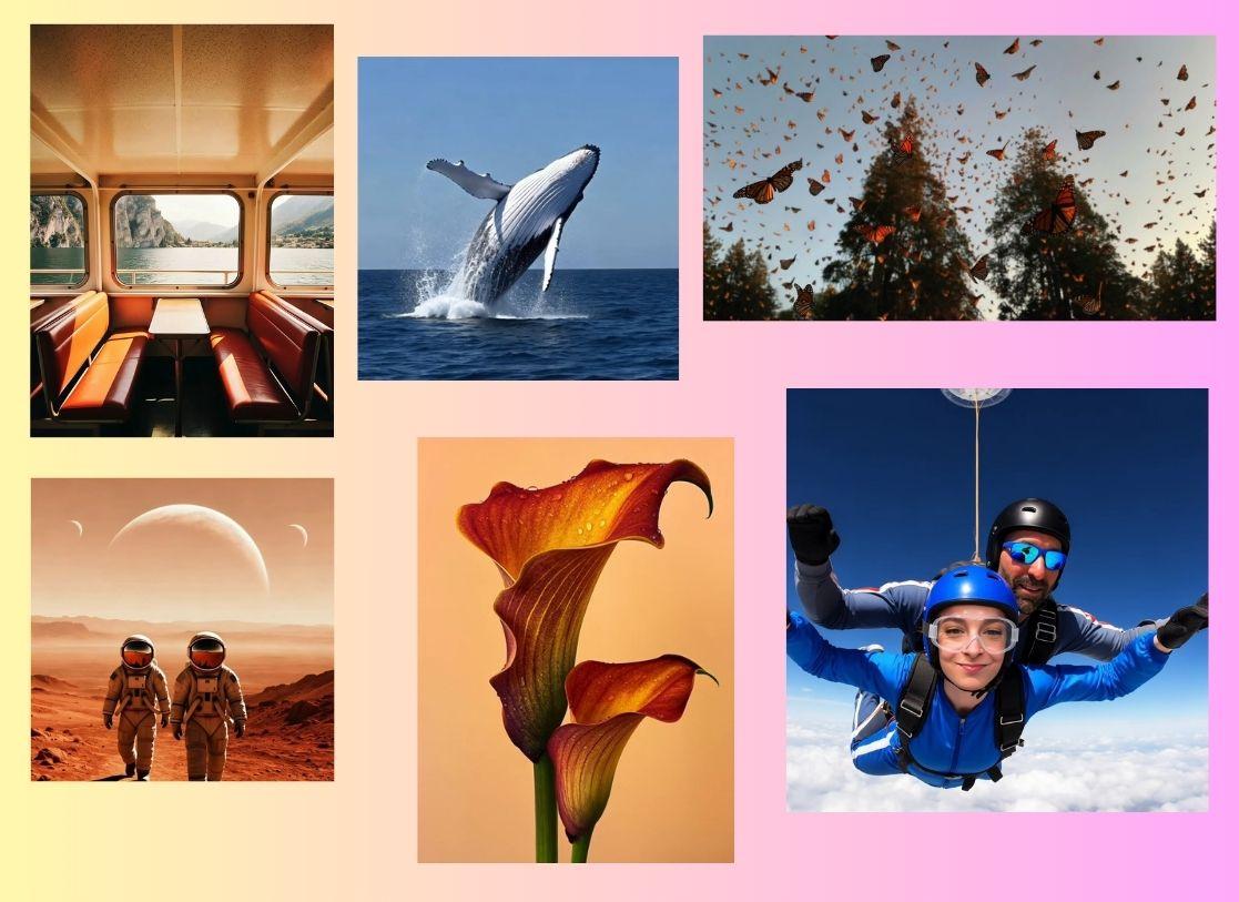 A collection of AI generated or manipulated images showcased at WWDC 2026.