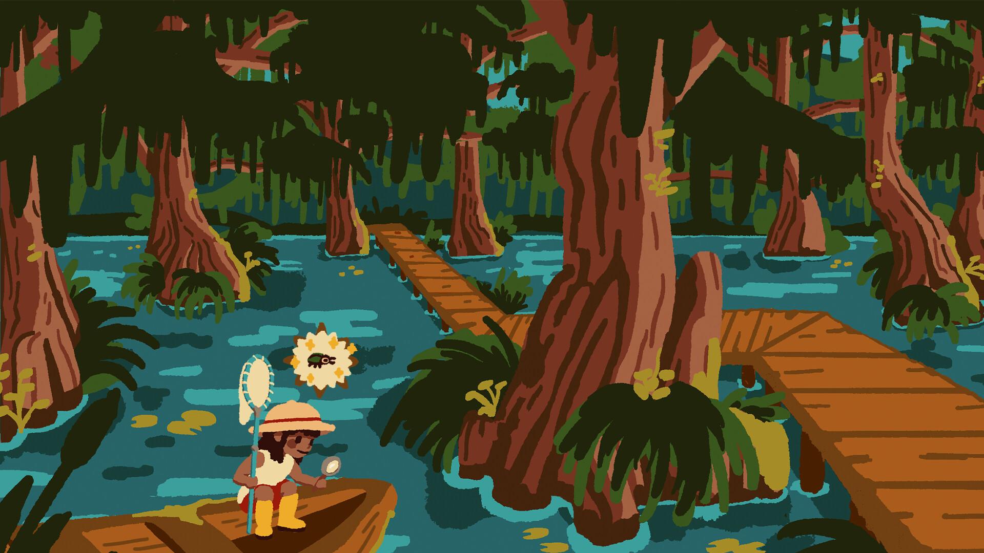 A screenshot from the video game Kabuto Park.