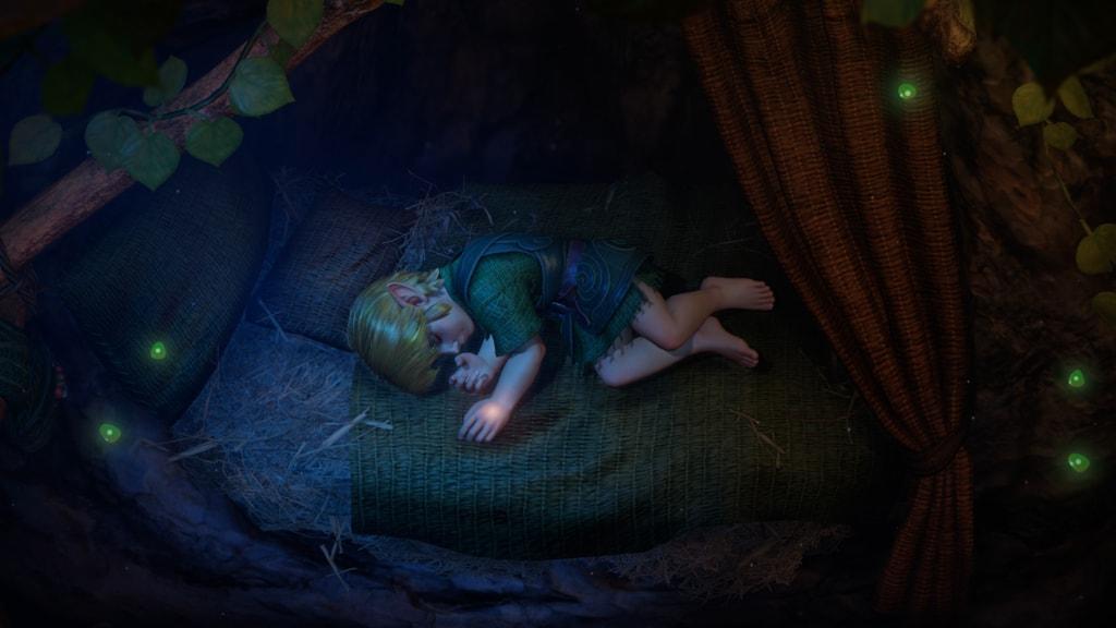 A screenshot from The Legend of Zelda: Ocarina of Time remake.