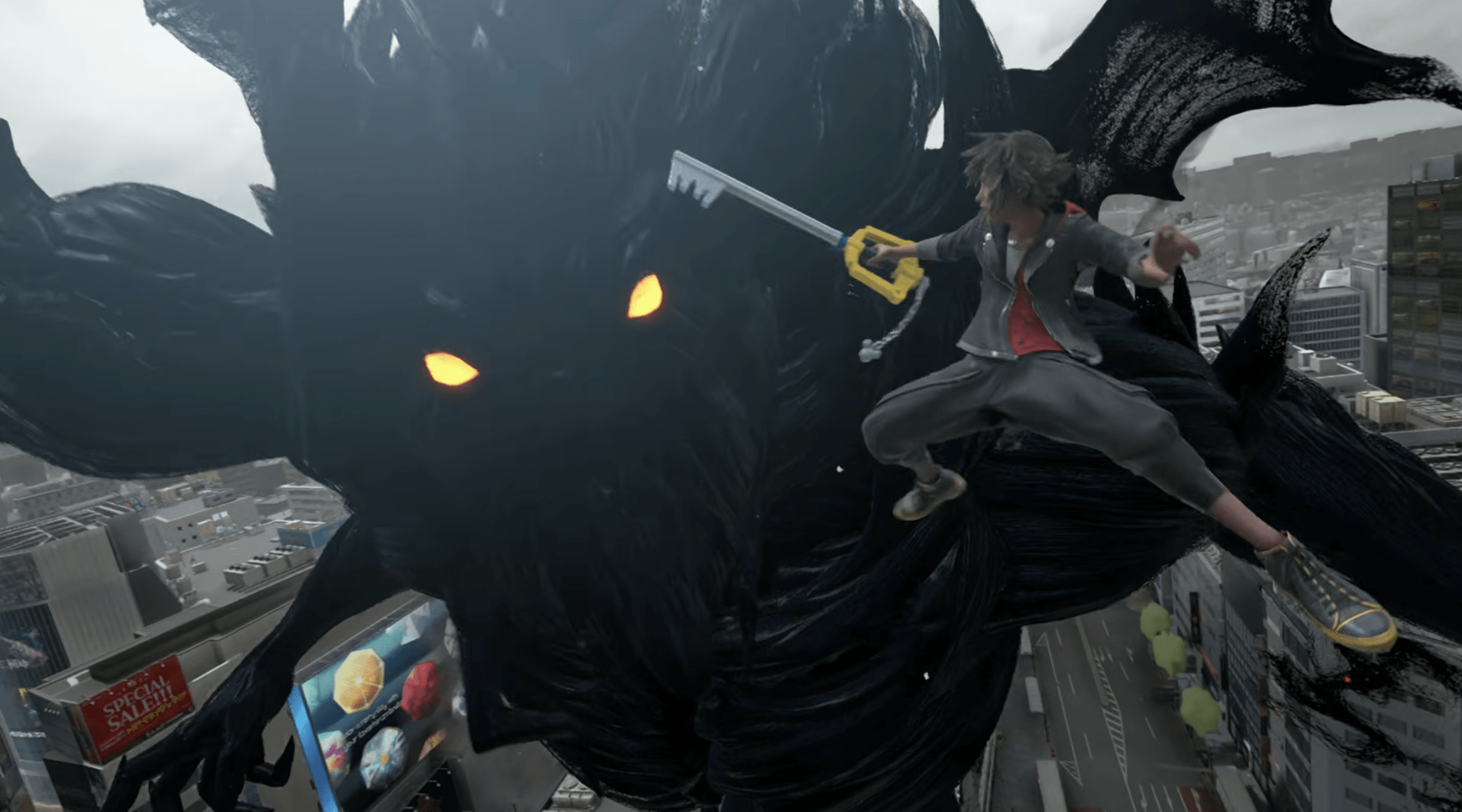A screenshot from Kingdom Hearts 4.