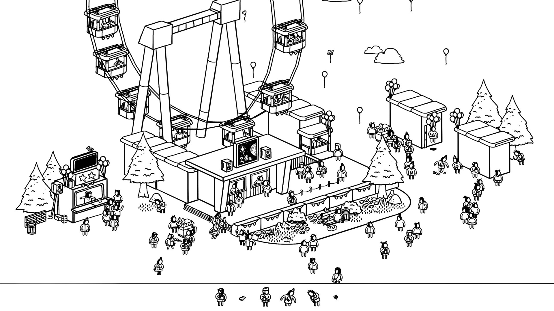 A screenshot from Hidden Folks 2.