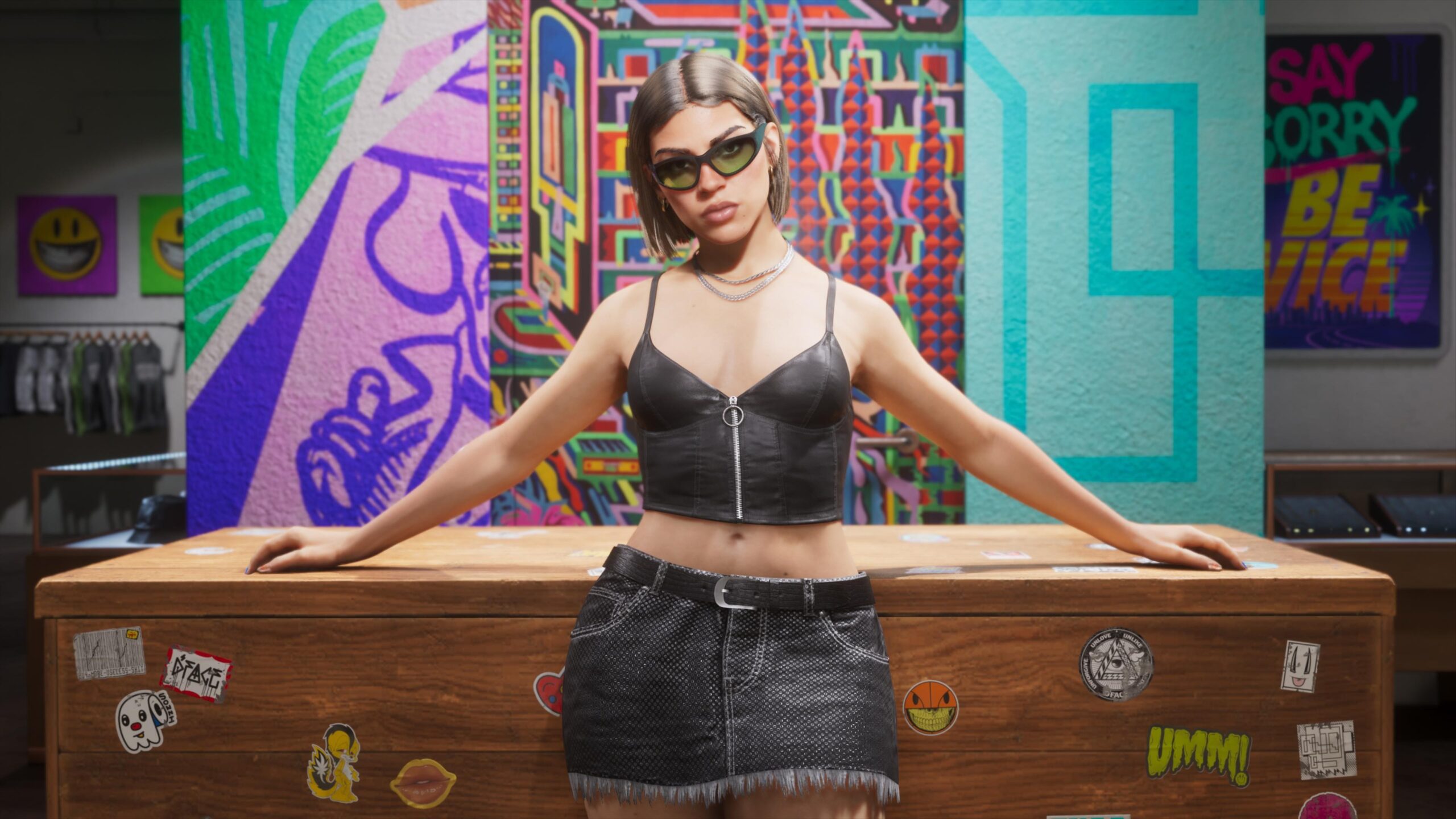 A screenshot from the video game Grand Theft Auto 6.