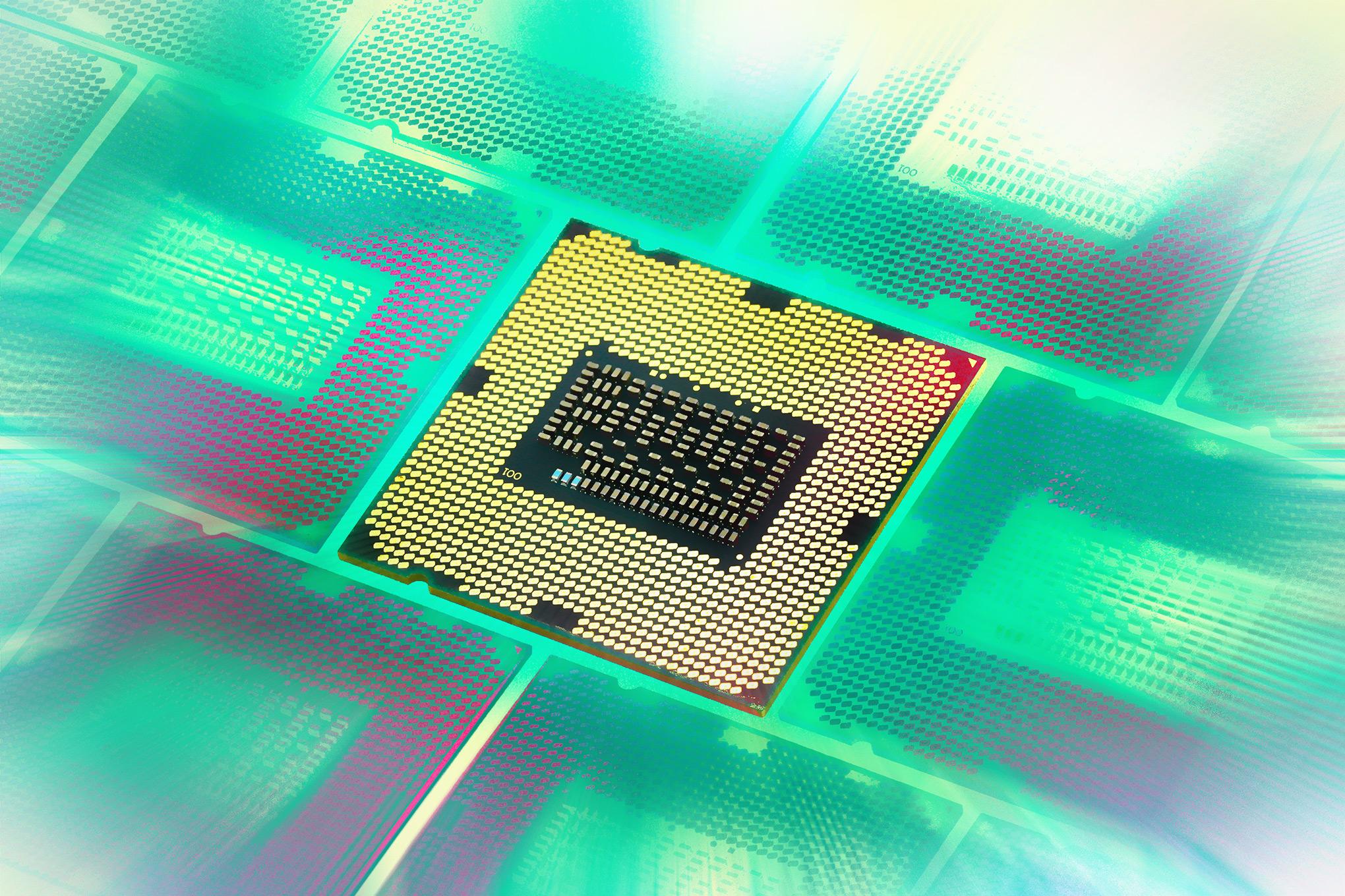 An illustration of a semiconductor
