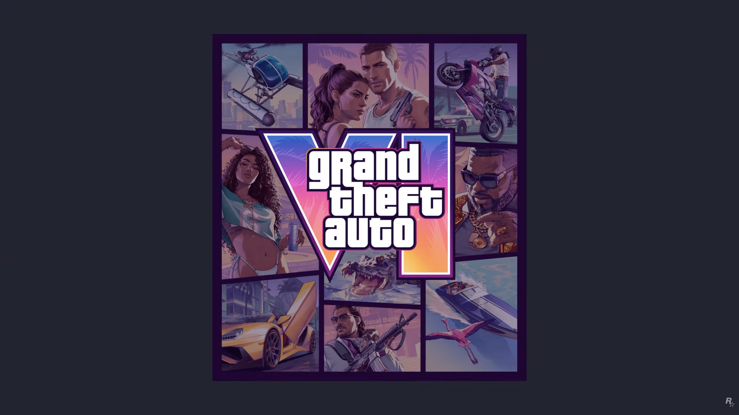 A screenshot of the cover art for Grand Theft Auto VI