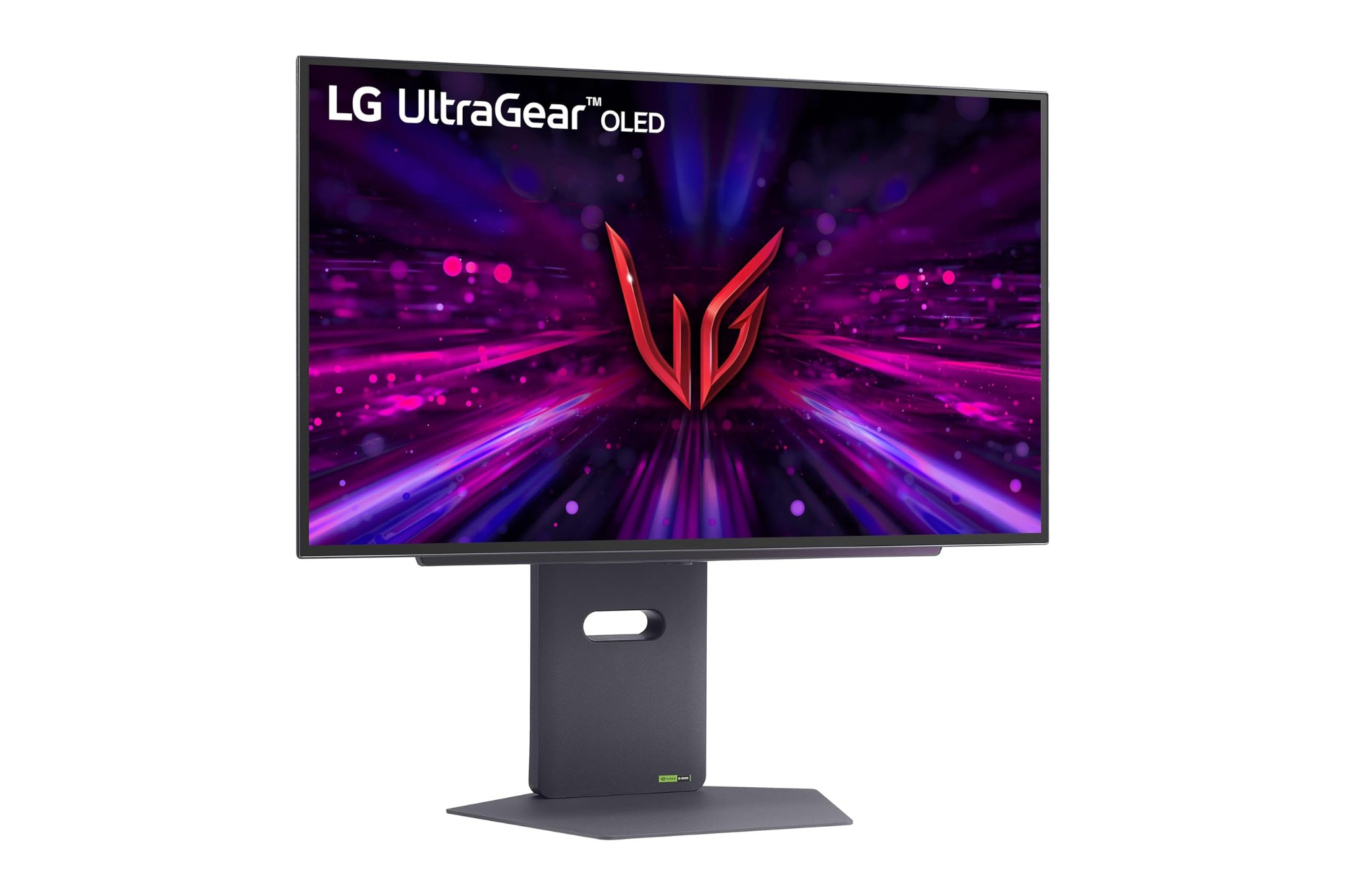 An image of the LG 27GX700A-B monitor displaying the UltraGear branding.