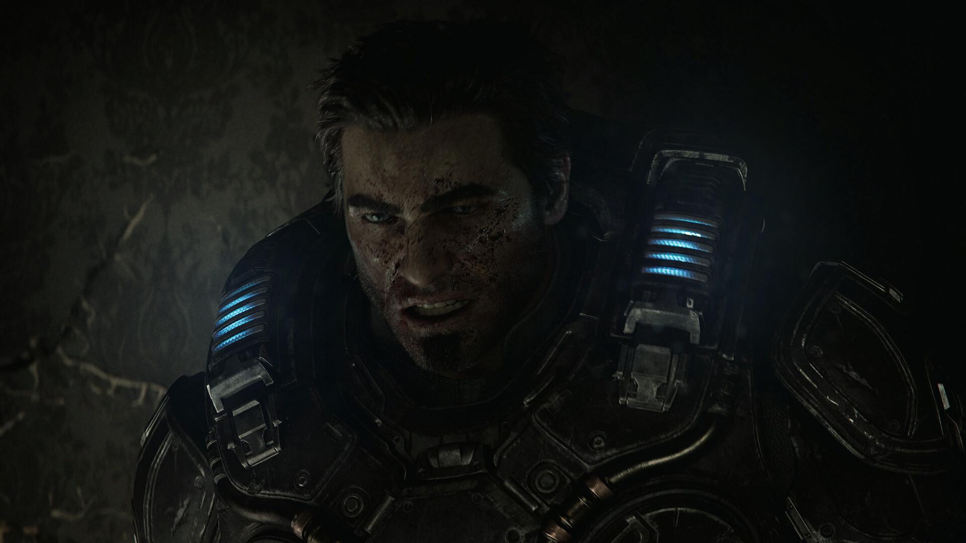 A screenshot from the video game Gears of War: E-Day.
