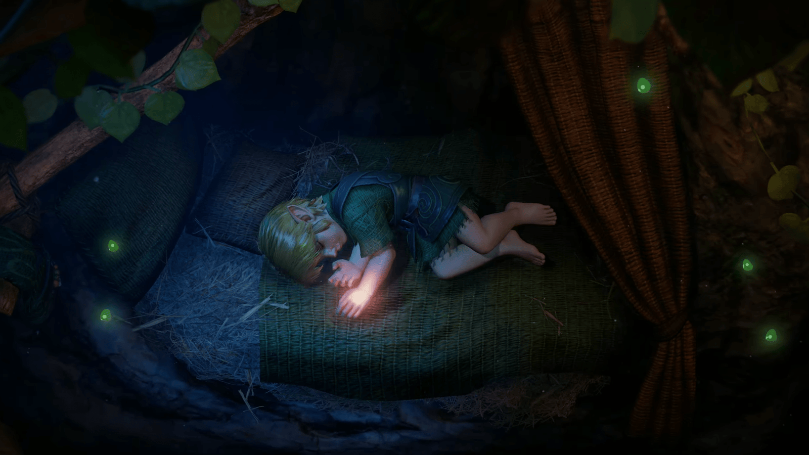 A screenshot from a trailer for The Legend of Zelda: Ocarina of Time remake.