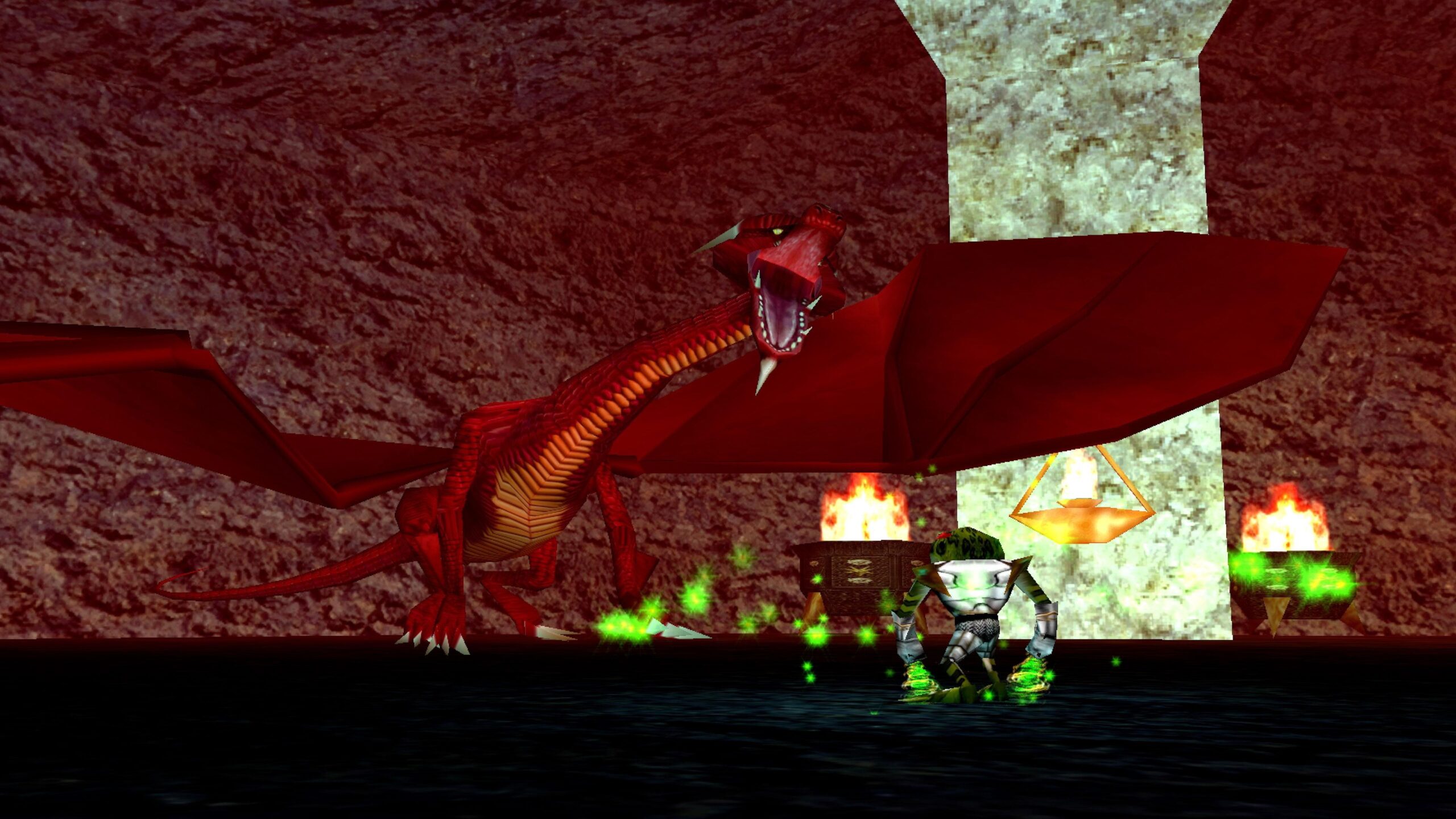 A mighty dragon in EverQuest Legends.
