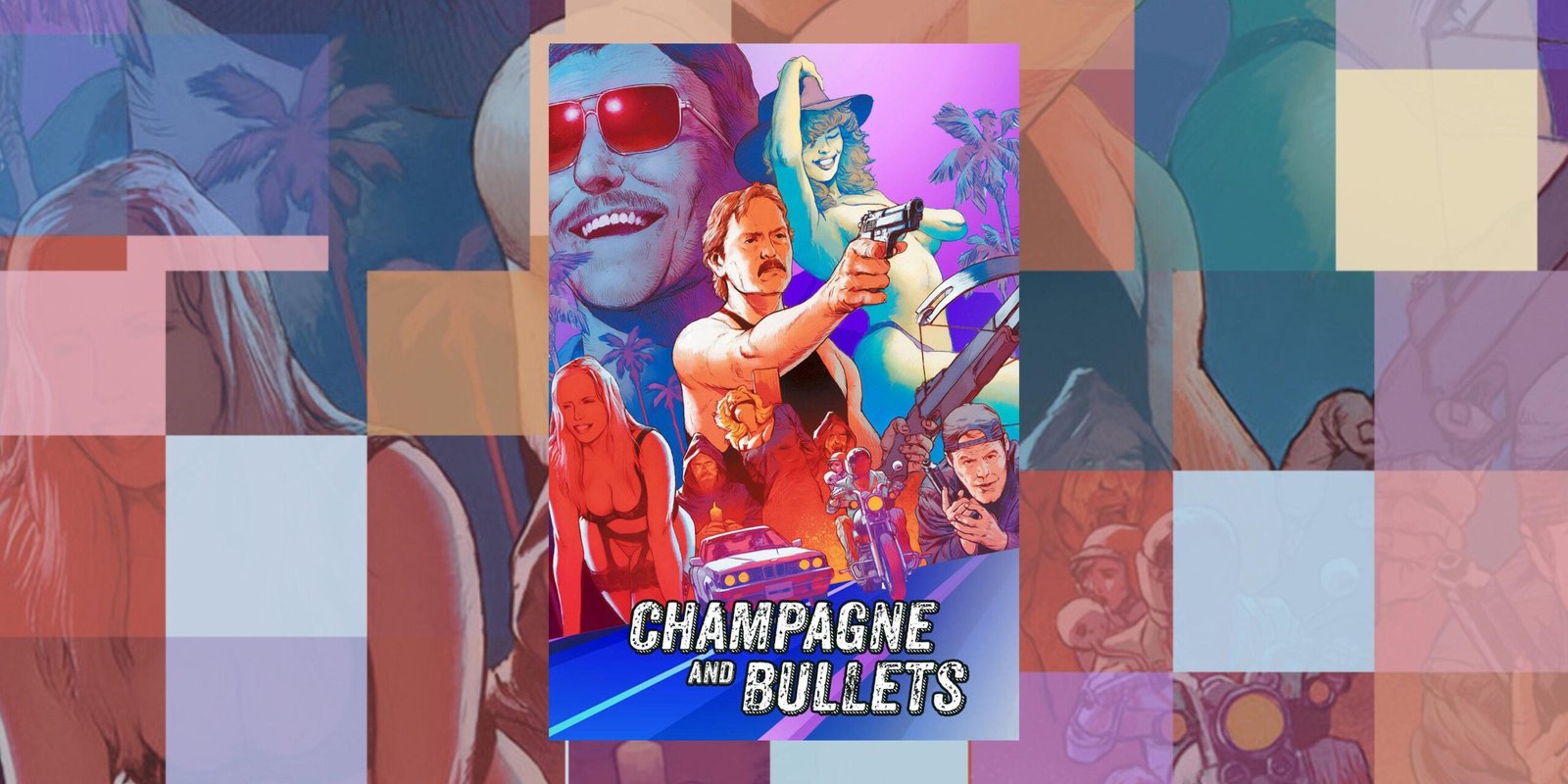 Movie poster for Champagne and Bullets.