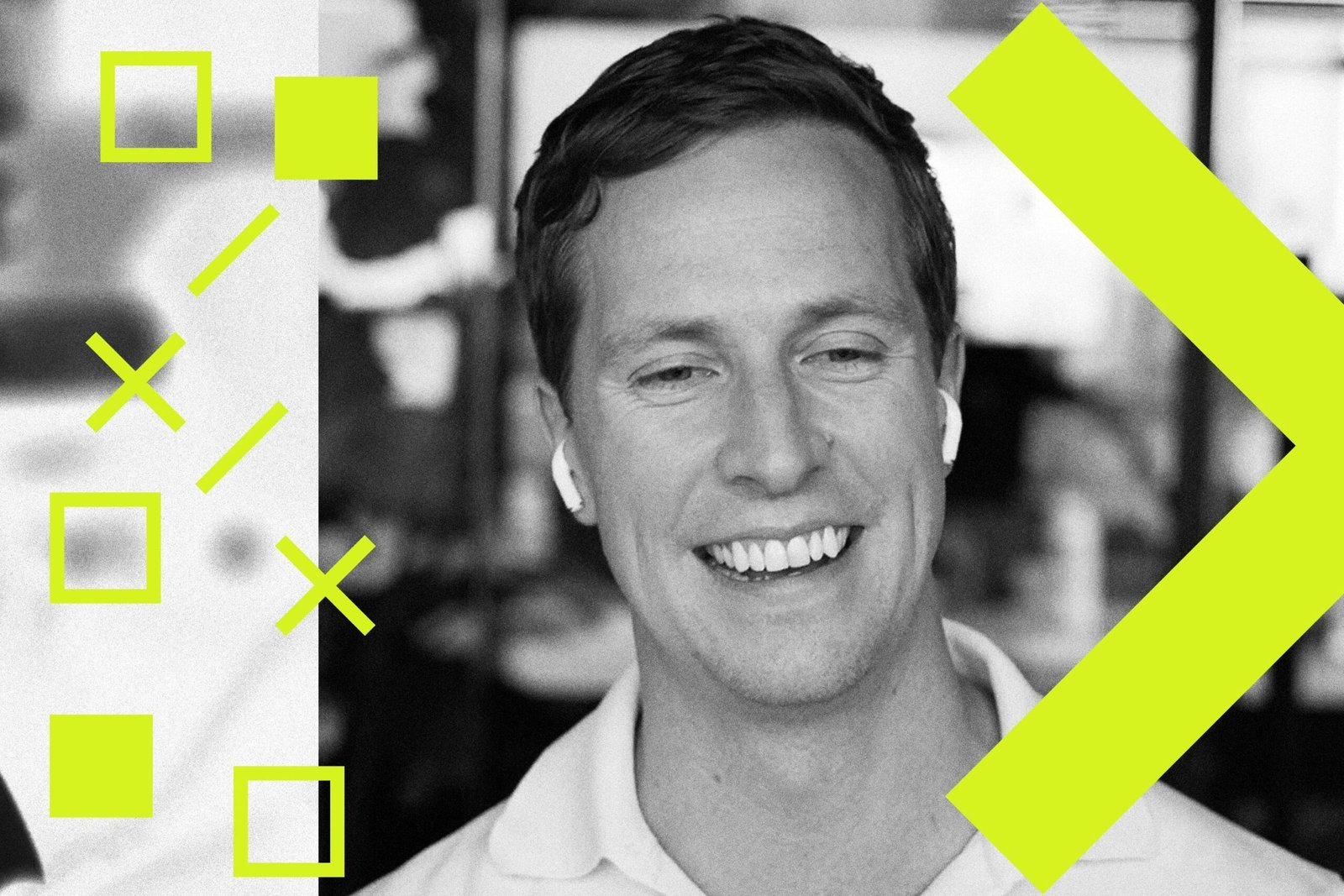 A stylized illustration of Altana CEO Evan Smith