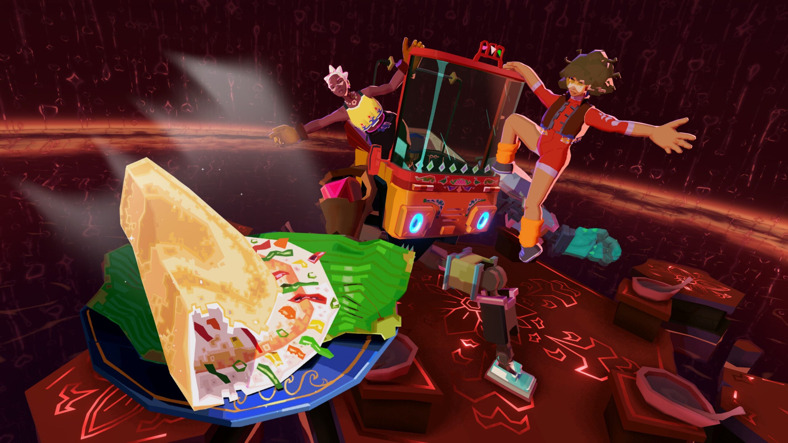 A screenshot from the video game Dosa Divas.