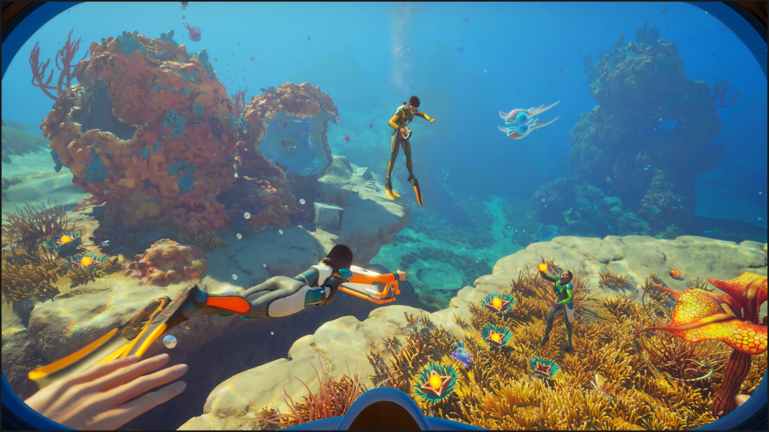 A screenshot from Subnautica 2.
