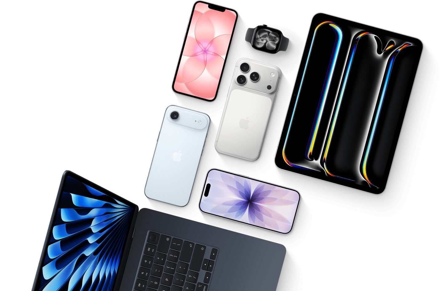 An image showing various Apple devices