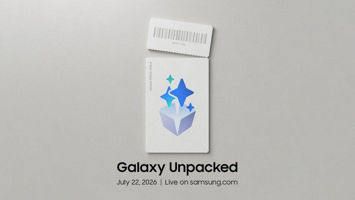 A graphic for Galaxy Unpacked