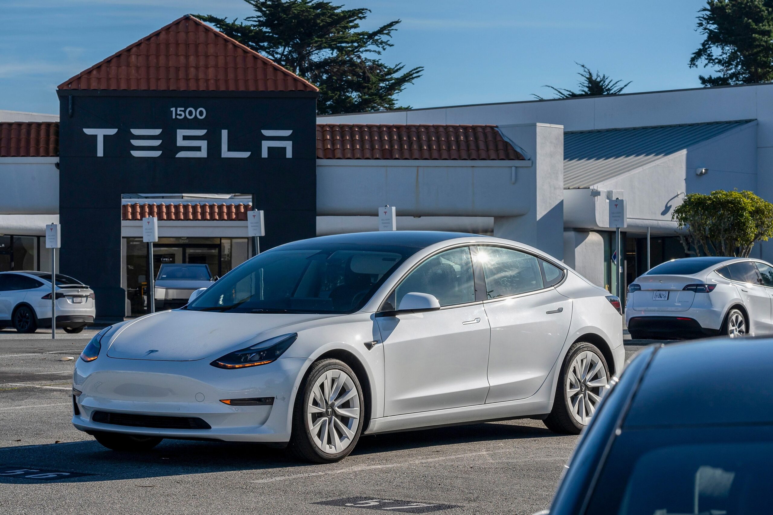 A photo of a Tesla Model 3