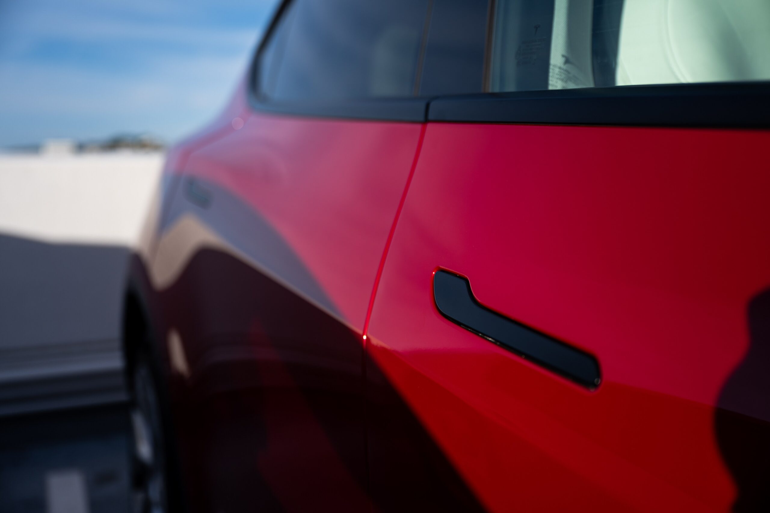 Tesla car door