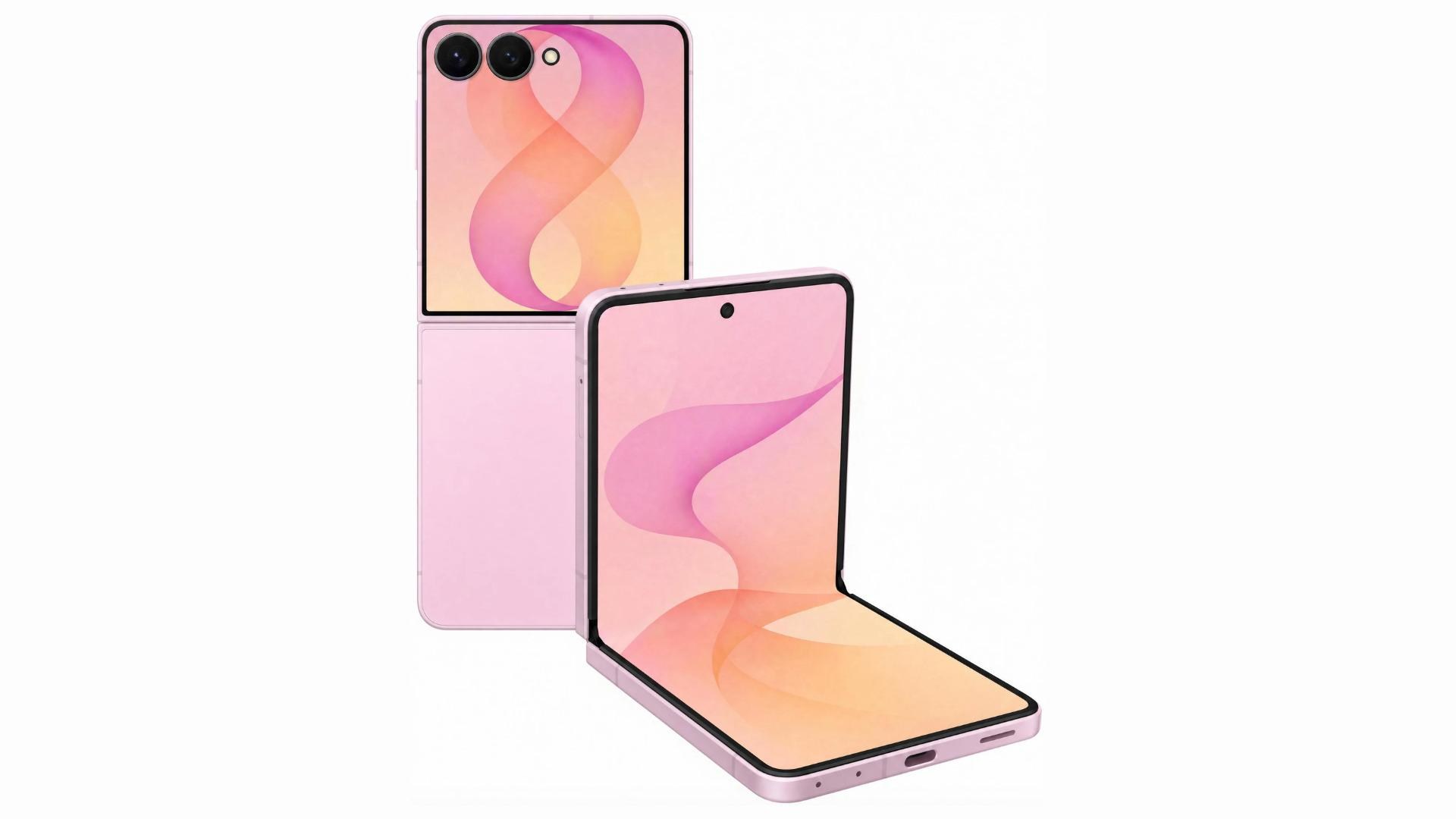 Leaked images of the Samsung Galaxy Z Flip 8 from WinFuture