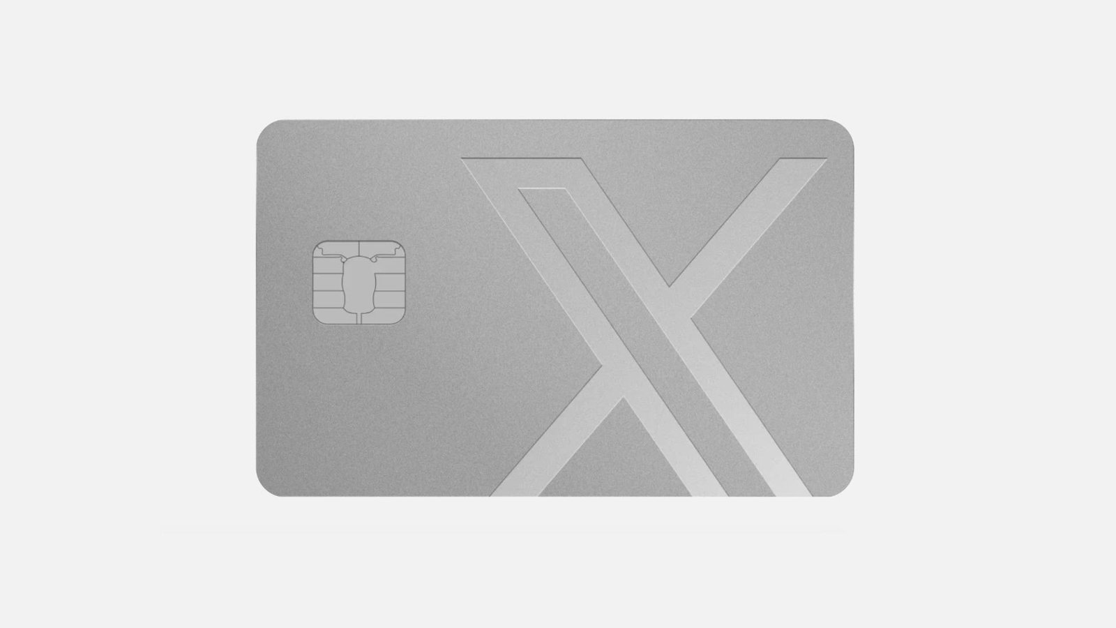 The front of an X Money Visa card