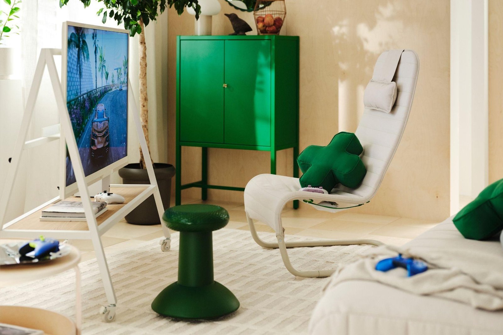 The Ikea Xbox Yxstaby collection.