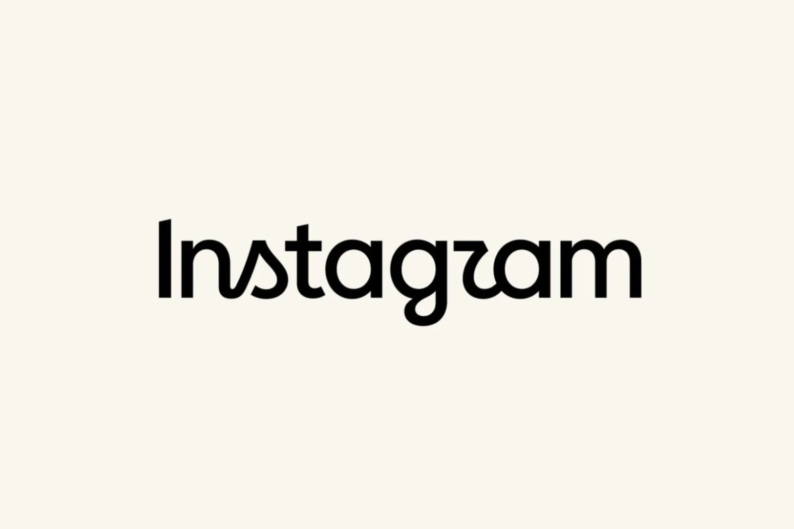 The updated Instagram wordmark.