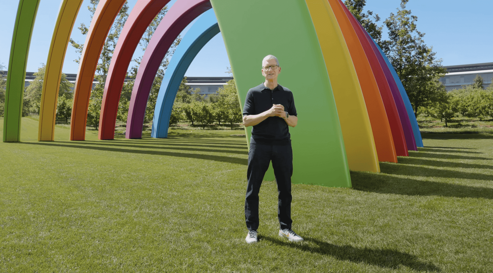 An image of Tim Cook at WWDC 2026