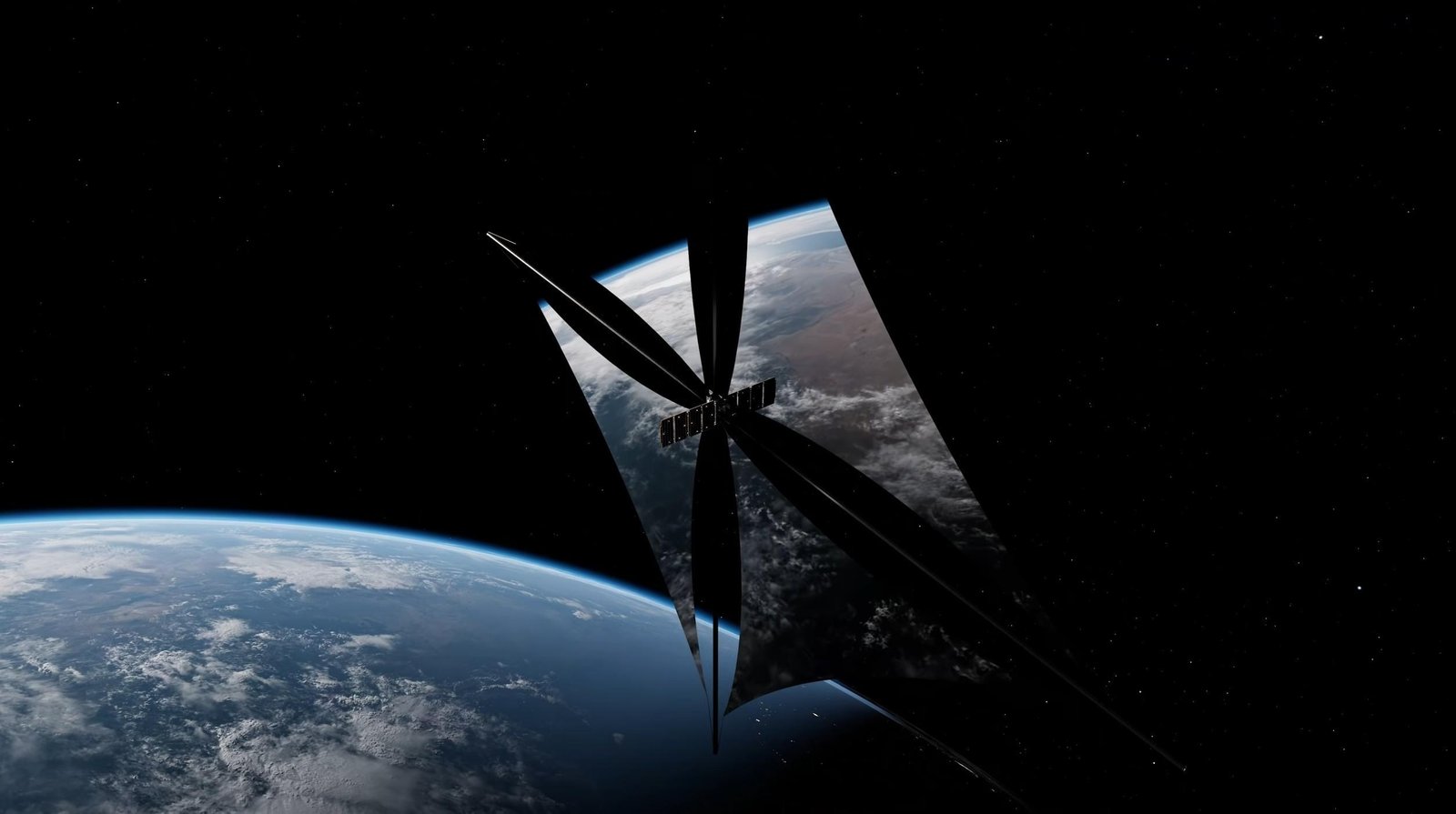 A rendering of the Reflect Orbital Eärendil-1 satellite.
