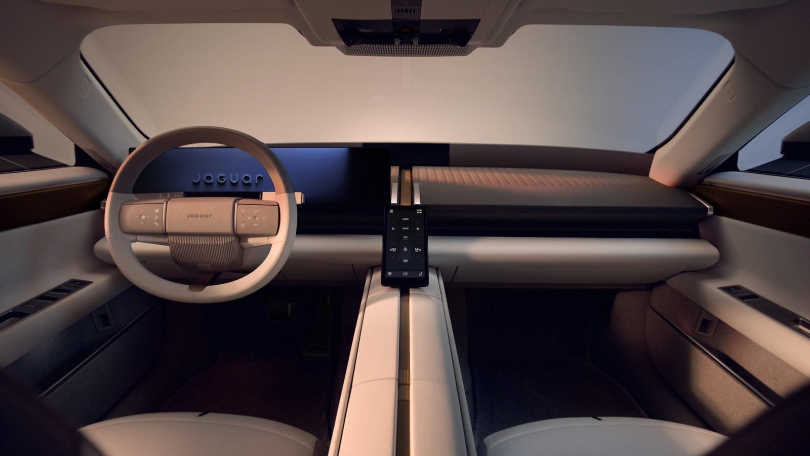 An image of the Jaguar Type 01 interior