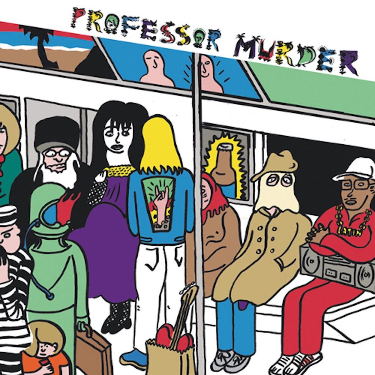 The cover of Professor Murder Rides the Subway EP.