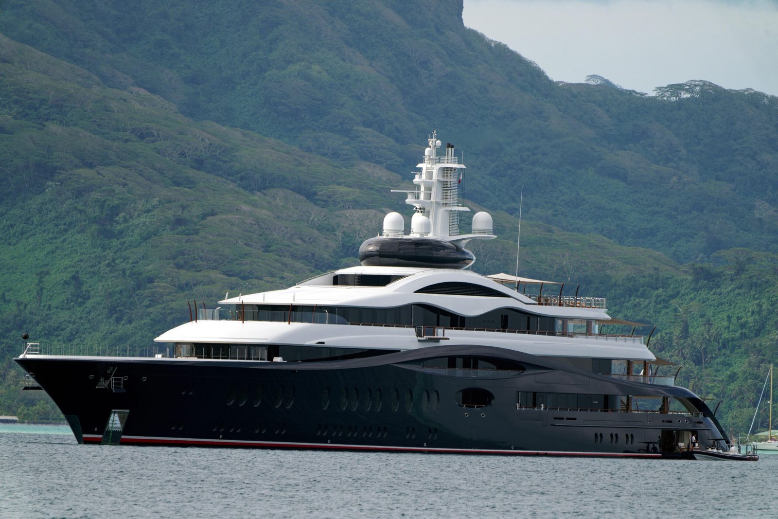 RAIATEA, FRENCH POLYNESIA - DECEMBER 19: Chief executive officer of Meta Platforms Inc. Mark Zuckerberg's yacht "The Launchpad" is seen on December 19, 2024 in Raiatea, French Polynesia. (Photo by Sylvain Lefevre/Getty Images)