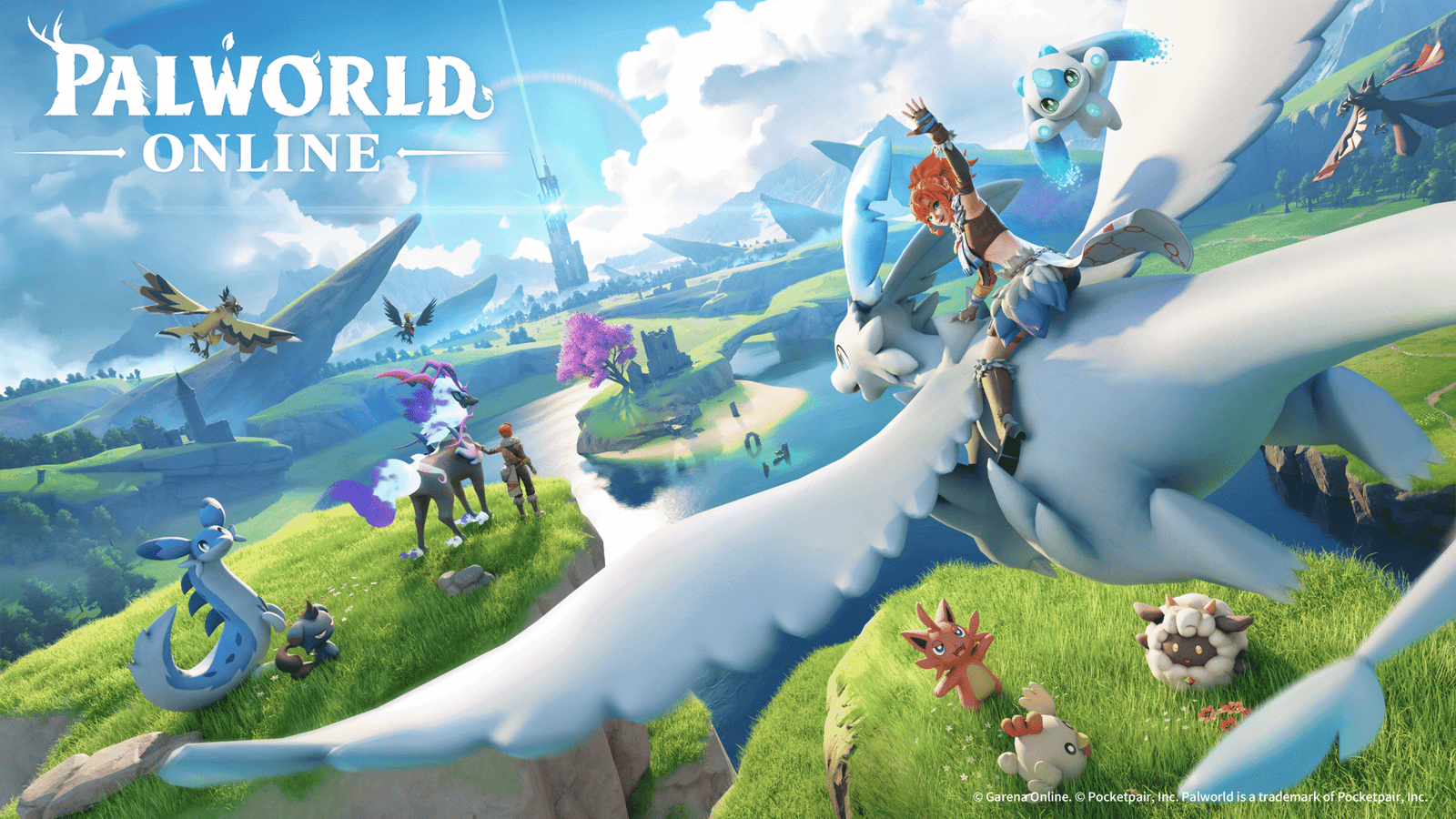 A promotional image for Palworld Online