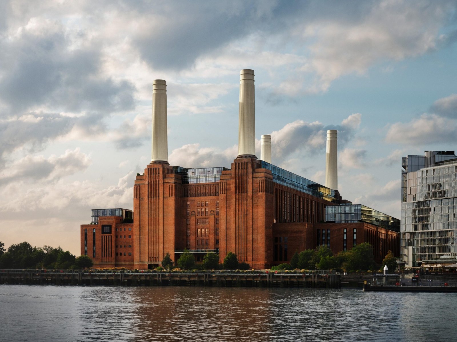 A photograph of Battersea Power Station