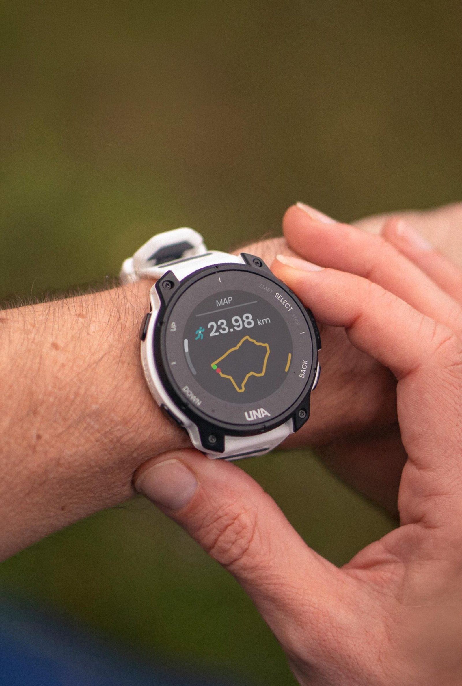 An Una Watch on someone’s wrist